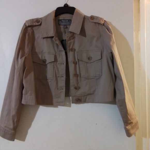 Torrid Utility Jacket in Tan - Picture 2 of 9